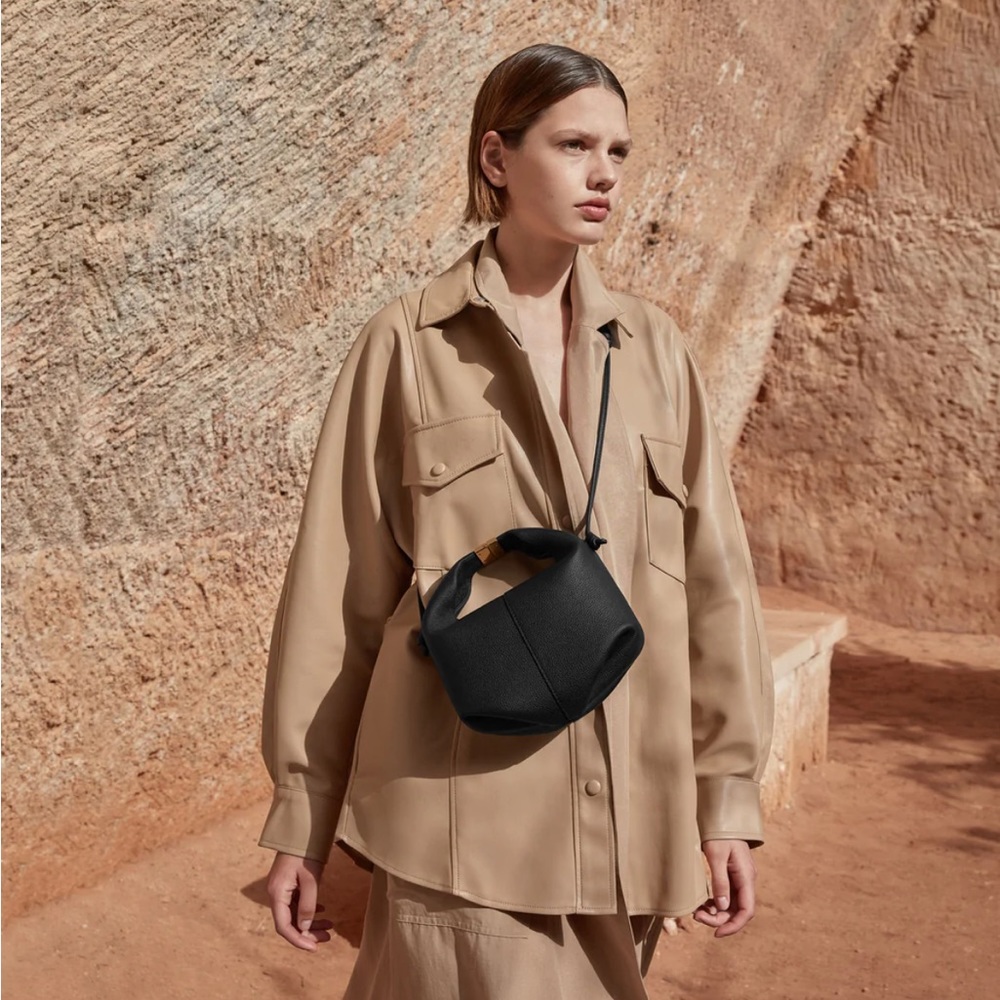 Polene Paris Beri Black Crossbody